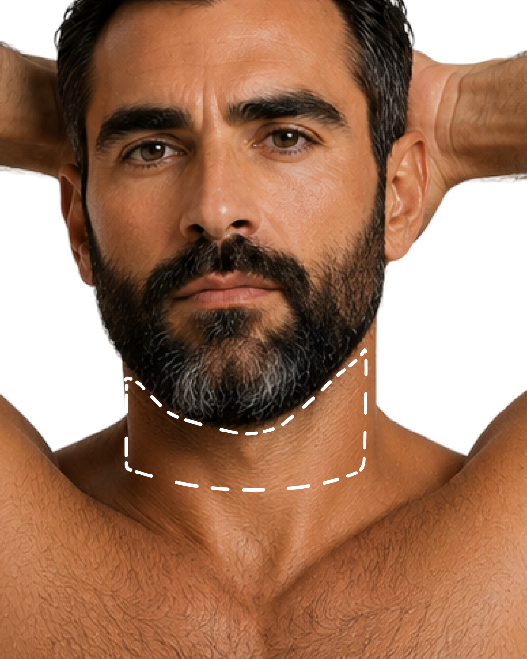 BACK OR FRONT OF NECK